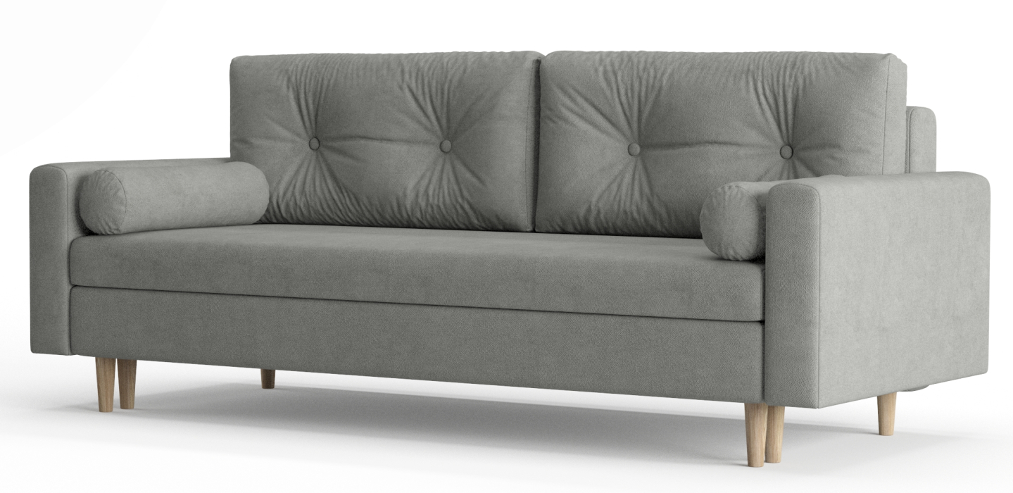 Диваны еврокнижки, Диван-кровать Таврида, пружинный блок, велюр