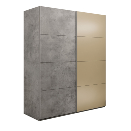 Шкаф-купе Эста 2-х дверный ДСП/Стекла фисташка/Доводчик 200х66х240