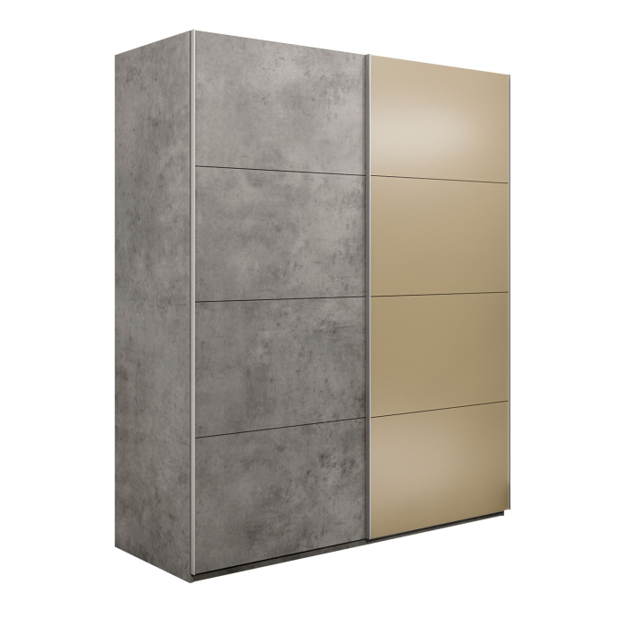 Шкафы-купе 2-х дверные, Шкаф-купе Эста 2-х дверный ДСП/Стекла фисташка/Доводчик 200х66х240