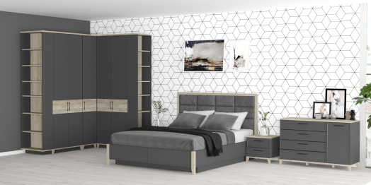 Модульная система AURELIO (модуль 306) Кровать Люкс 1800 с п/м