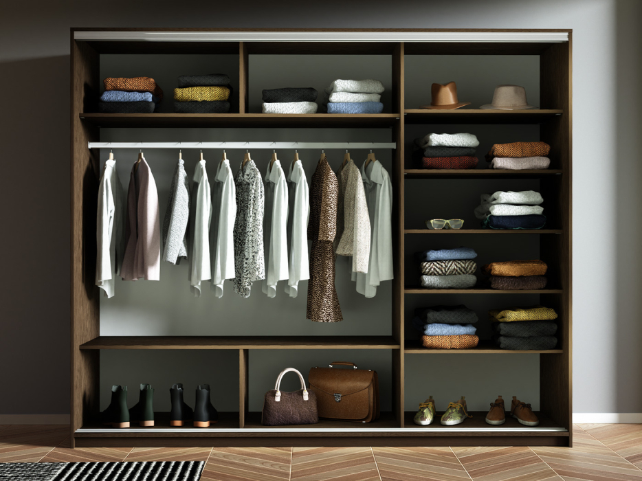 Шкафы-купе 3-х дверные, Шкаф-купе Прайм 3-х дверный Стекла хаки/Доводчики 180х57х230