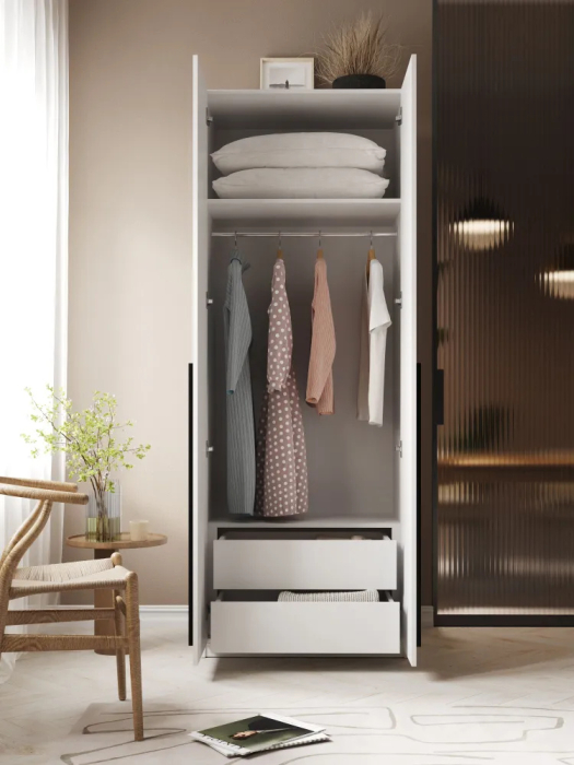 Шкафы двухстворчатые, Шкаф распашной София 2200х800х520 мм