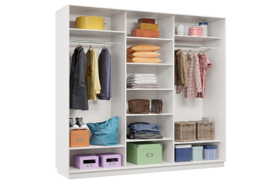 Шкаф-купе Премьер Лайт 54 (01;01;01) трехдверный