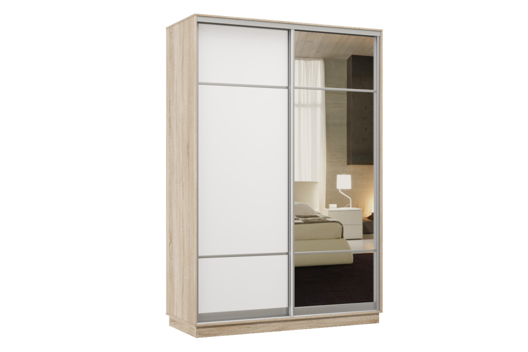 Шкафы-купе, Шкаф-купе Премьер Лайт 01 Мини (08;11) двухдверный