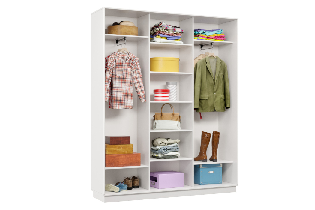 Шкафы-купе 3-х дверные, Шкаф-купе Премьер Лайт 25 (08;08;08) трехдверный