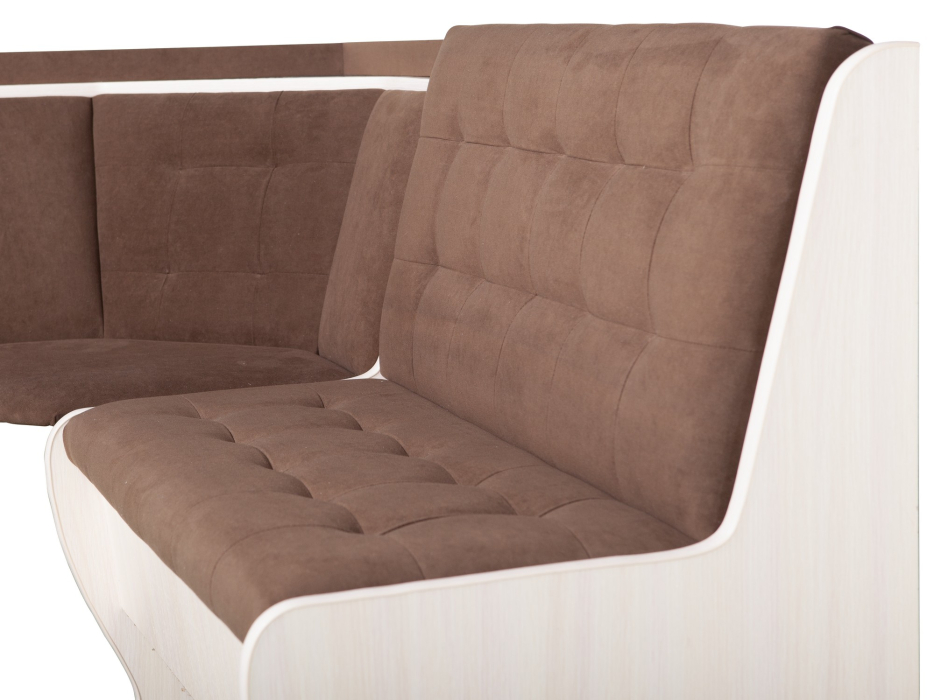 Кухонные уголки, Кухонный уголок Стиль 1Л (со столом СТ3) Дуб млечный / велюр