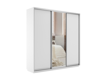 Шкаф-купе Экспресс Медиум (1 зеркало) трио 2200 x 1800 x 450