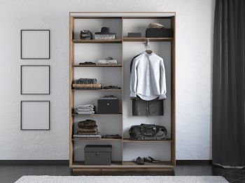 Шкаф-купе Экспресс 2-х дверный Фотопечать Шары Стекла 140х45х240