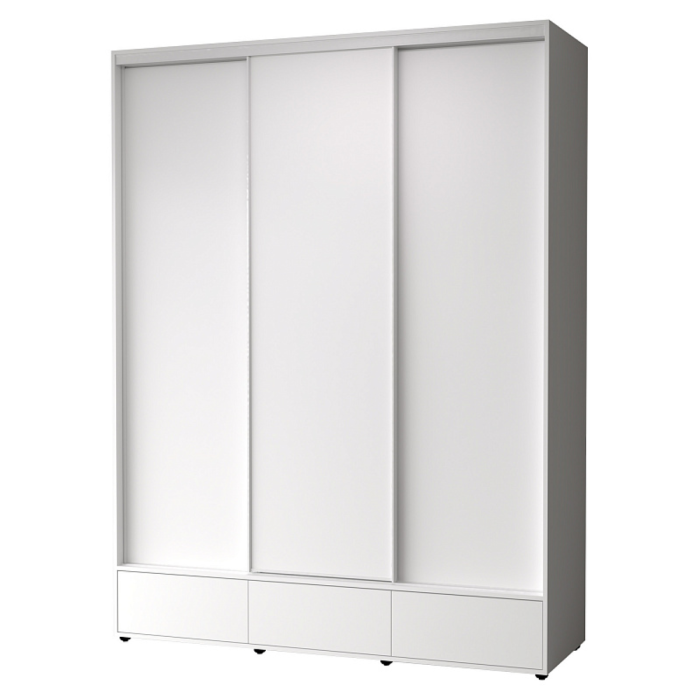 Шкафы-купе 3-х дверные, Шкаф-купе 3-дв  MOD 1800 лдсп/лдсп  (в2390*ш1800*г620)