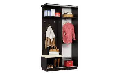 Прихожая Премьер 03 Лайт Мини 11 Левая Мягкая