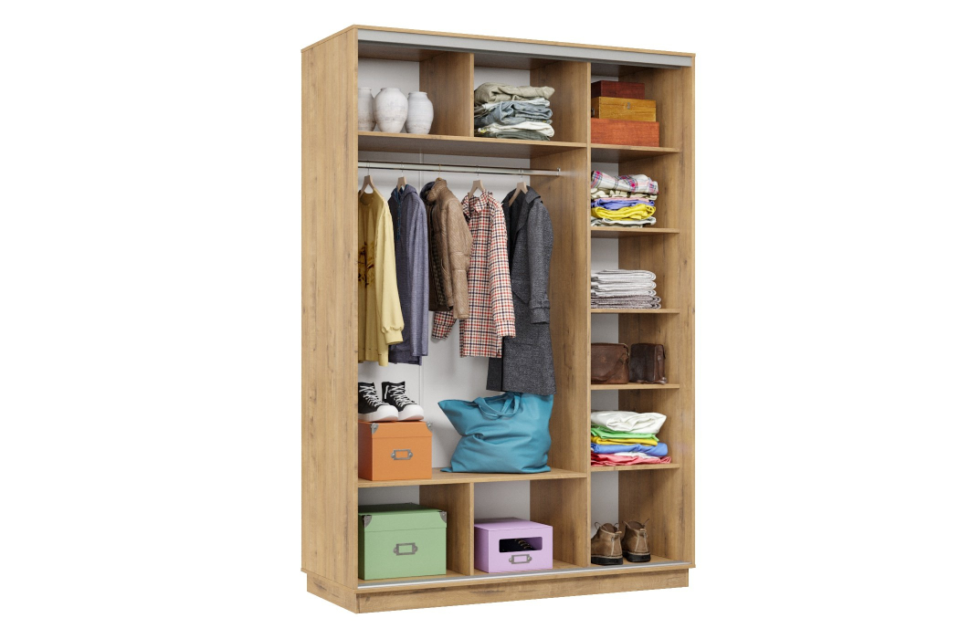 Шкафы-купе, Шкаф-купе Премьер Лайт 10 (08;08) двухдверный