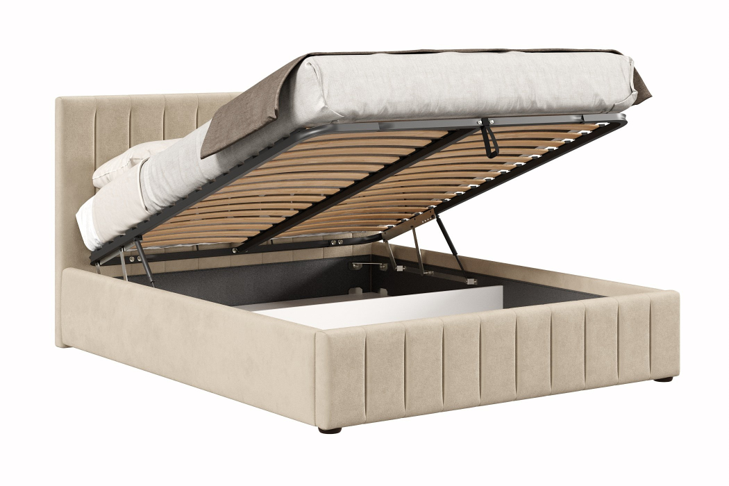 Мягкая кровать, Кровать Верона 1600 с подъёмным механизмом