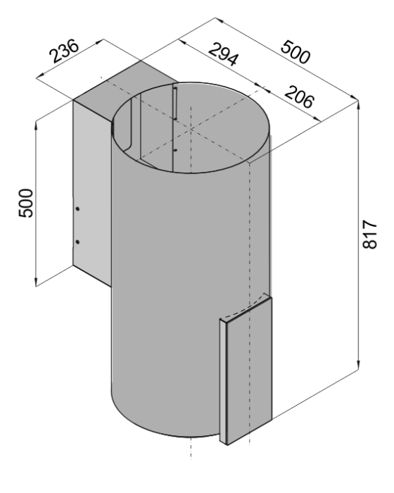 Вытяжки, Кухонная вытяжка Konigin Equilibrium W Glass