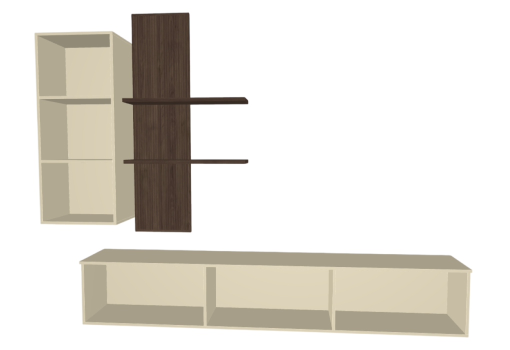 Стенки для гостиной, Модульная гостиная Стелла композиция 6