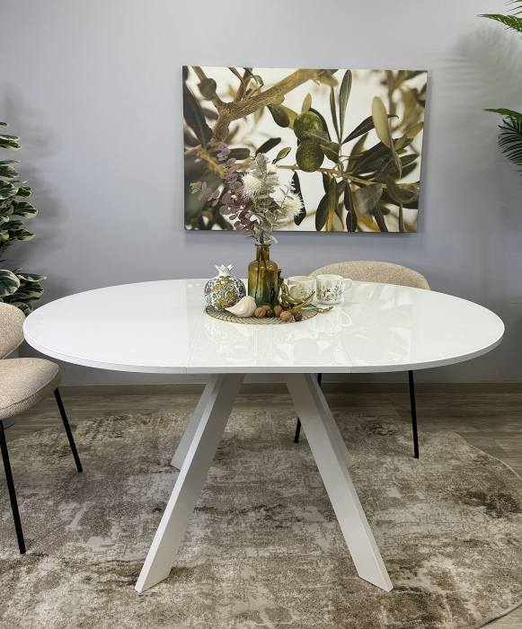 Обеденные столы, Стол Kenner RL1100s раздвижной, стекло