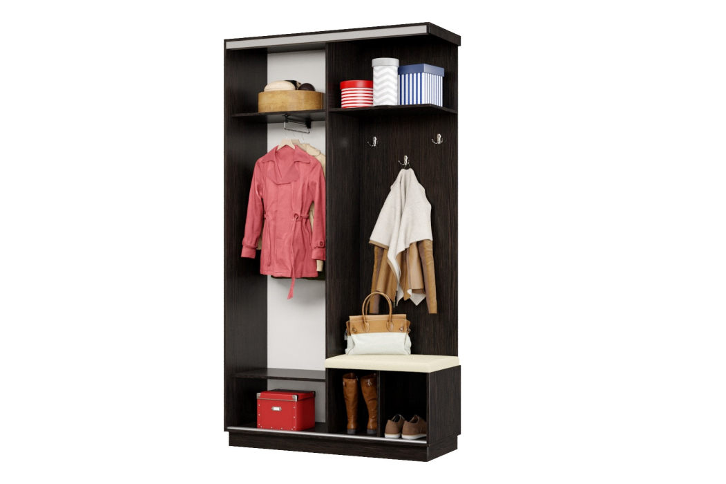 Прихожие, Прихожая Премьер 01 Лайт 11 Правая Мягкая