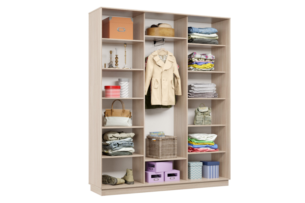 Шкафы-купе 3-х дверные, Шкаф-купе Премьер Лайт 29 (08;08;08) трехдверный