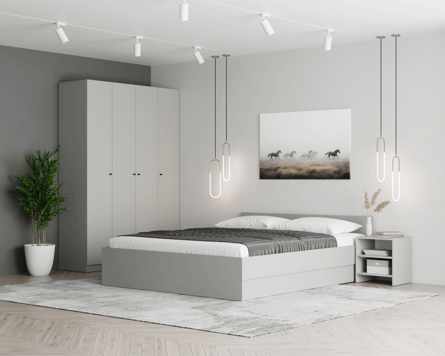 Шкафы, Модульная система Даром Д32 Шкаф 4-дв комби