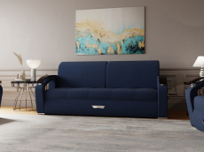 Диваны с ящиком для белья, Прямой диван Дубай-1 ППУ, велюр