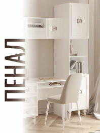 Шкаф пенал Валенсия серебро 45х60х220 см