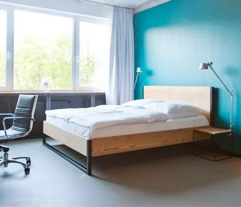 Кровати 160 см, Кровать в стиле лофт Ардено 1.6