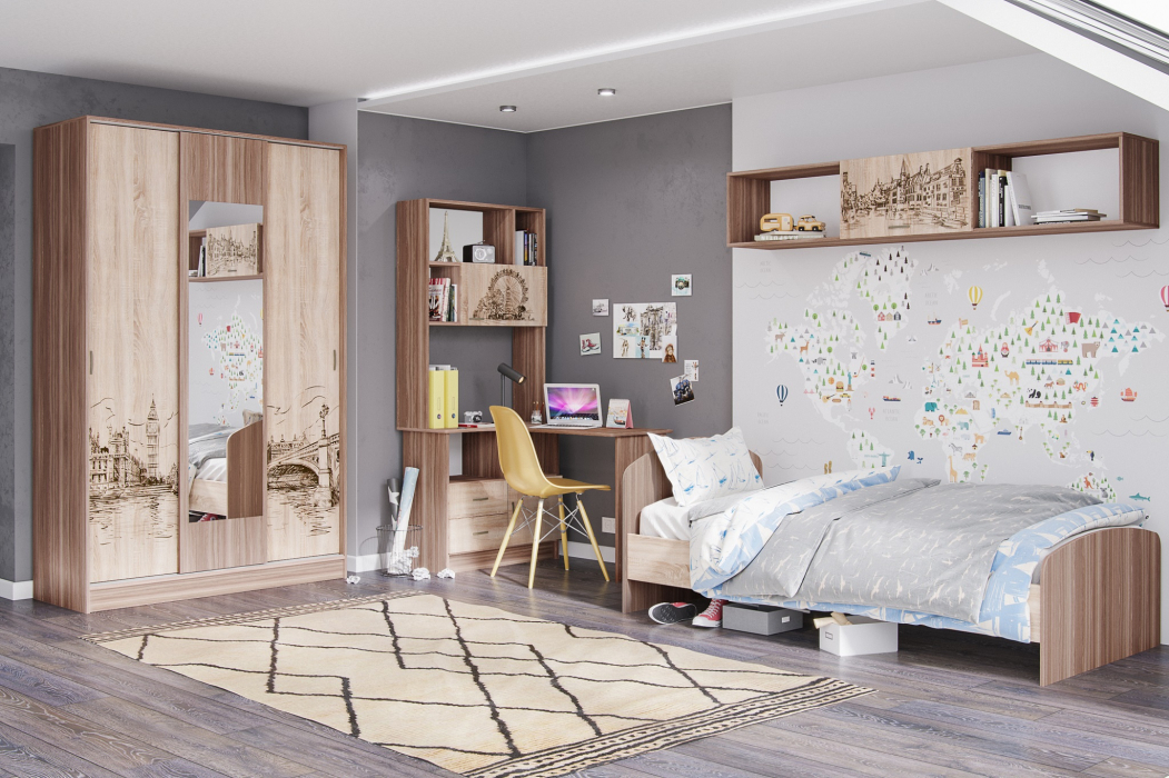 Детские парты, столы и стулья, Стол угловой универсальный Орион