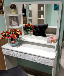 Полка с зеркалом Ассоль Лайт ТН-3