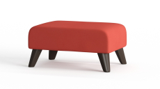 Пуф в прихожую, Пуф Барон на ножках, велюр