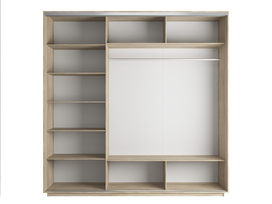 Шкафы-купе, Шкаф-купе Экспресс 1011, 180х60х240