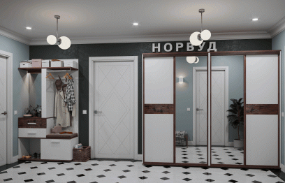 Норвуд 303 Шкаф-купе 2-дв (в2125*ш1234*г450)