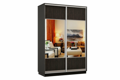 Шкаф-купе Премьер 02 Венге