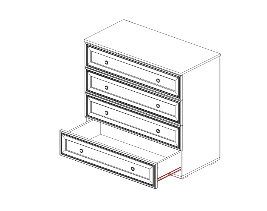 Комоды, Комод классический Ричард РК-20