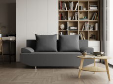 Диваны с ящиком для белья, Прямой диван Сити ППУ, велюр