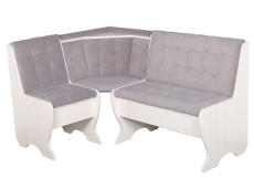 Кухонные уголки, Кухонный уголок Стиль 1Л Дуб млечный / велюр