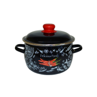 Посуда, Кастрюля эмал сфер Chilli 4,0л