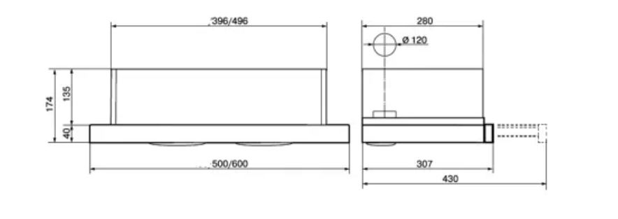 Вытяжки, Кухонная вытяжка ELIKOR Slide 60П-430