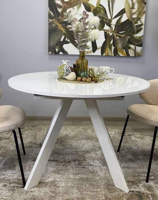 Обеденные столы, Стол Kenner RL1100s раздвижной, стекло