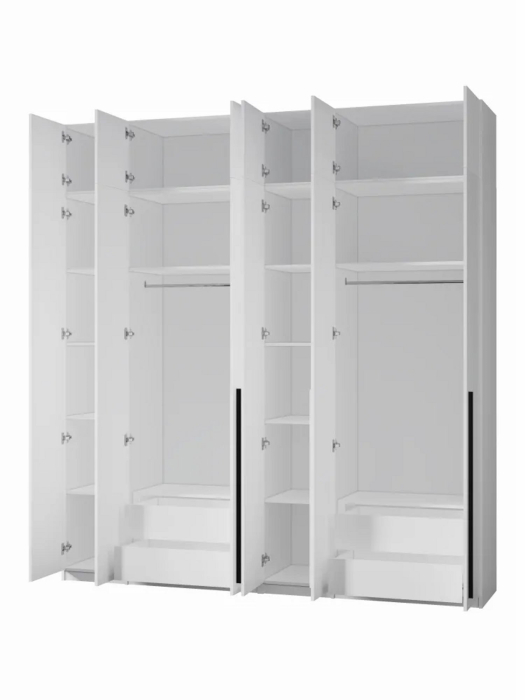 Шкафы распашные, Шкаф распашной 6-ти дверный с антресолью София 2600х2400х520 мм