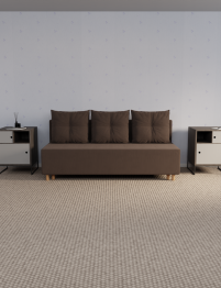 Прямой диван Сияние,еврокнижка,велюр