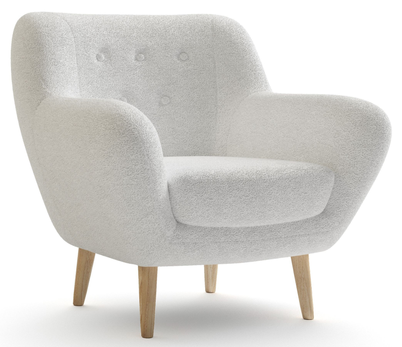 Кресло для отдыха, Кресло Элефант мягкое, Искусственный мех