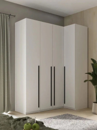 Угловой шкаф для одежды распашной с ящиками, София, 2200х900х1700мм