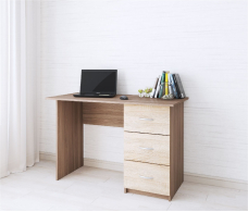 Детские парты, столы и стулья, Стол письменный Сити-1 Ясень шимо 