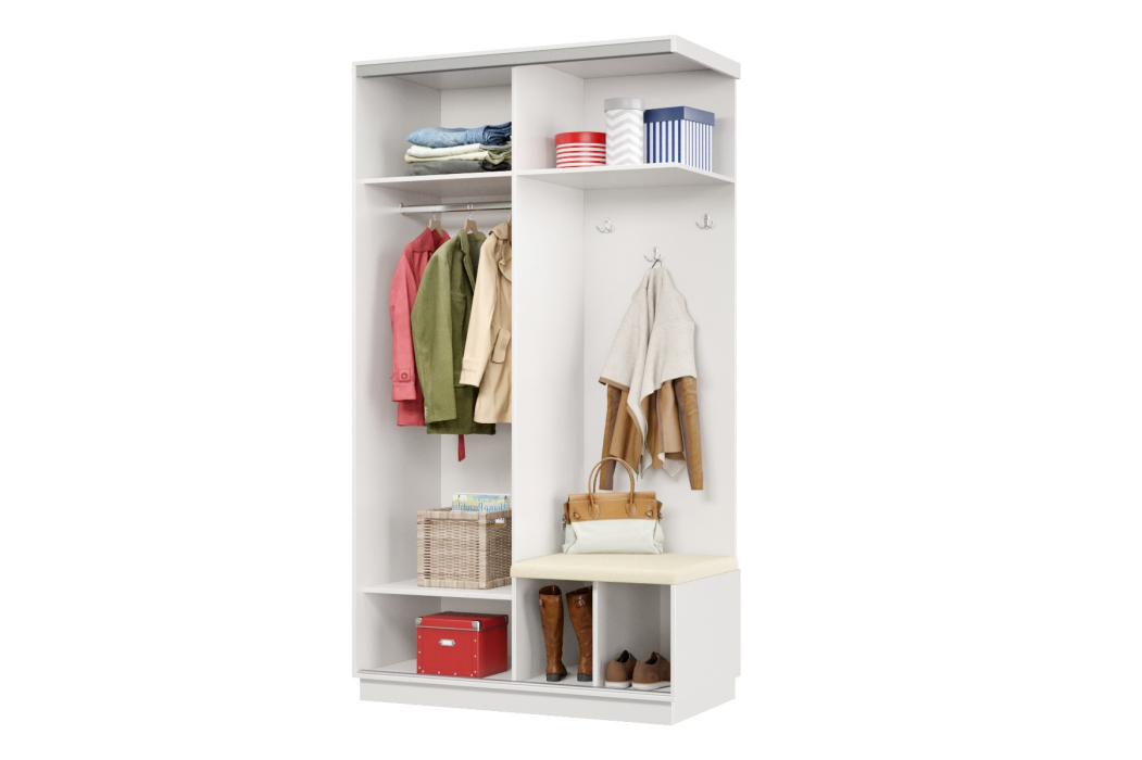 Прихожие, Прихожая Премьер 04 Лайт 08 Правая Мягкая