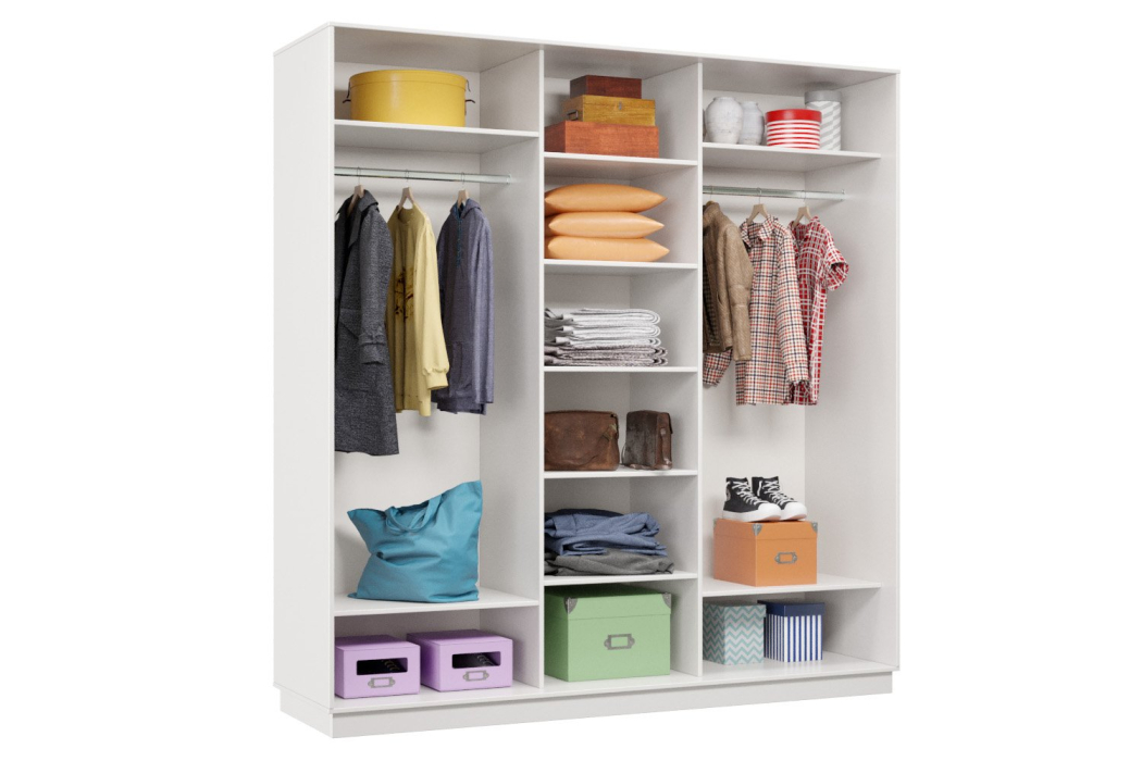 Шкафы-купе, Шкаф-купе Премьер 42 белый