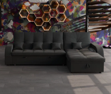Диваны с ящиком для белья, Модульный диван Майами-2,микровелюр,антивандальная и водостойкая ткань,венеция