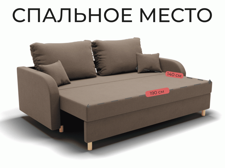 Диваны еврокнижки, Прямой диван Оазис,еврокнижка,велюр