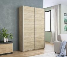 Шкафы-купе 2-х дверные, Шкаф Прайм дуо ДСП/ДСП 2300 x 1400 x 570