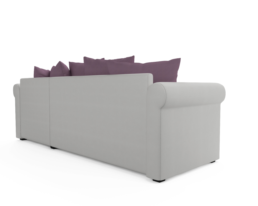 Диваны угловые в гостиную, Угловой диван Стивен, микровелюр и экокожа