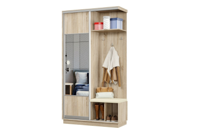 Прихожая Премьер 02 Лайт Мини 05 Правая Мягкая