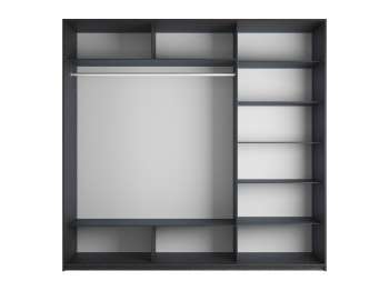 Шкаф-купе Прайм 3-х дверный Стекла белые/Доводчики 180х57х230